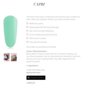 The Gel Bottle Capri